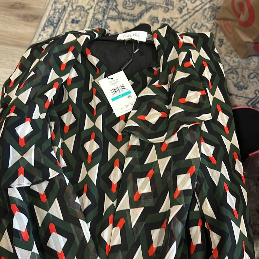 Beautiful fall blouse.